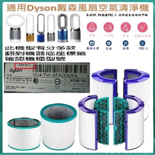 Dyson 抗菌抗病毒 HEPA活性碳濾網 適用Dyson TP/HP/DP/PH 00 到 12 各式型號空氣清淨機