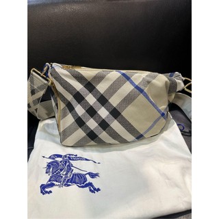 💎Han's house精品服飾💎Burberry SHIELD 格紋 腰包 側背包
