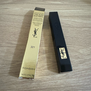 YSL奢華緞面絨霧唇膏#321