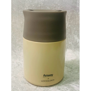全新 樂扣樂扣悶燒罐 AmwayxLOCK&LOCK 含折疊湯匙 304不鏽鋼 600ml 安麗