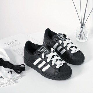 【Sharkhead】現貨 Adidas Superstar II 黑白 白黑 皮革 貝殼鞋 JI3538 KK4474