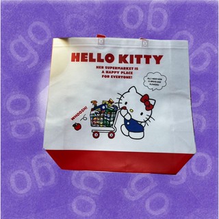 ⚖️♎ 三麗鷗 Kitty 不織布購物袋 泰國限定 不織布提袋 提袋 手提袋 肩背購物袋 購物袋 購物提袋