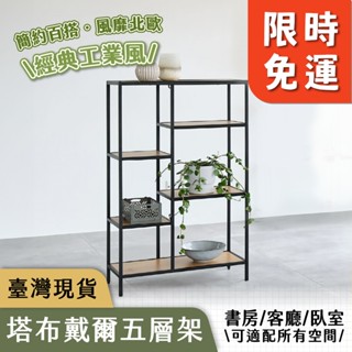 【TAKUMIYA】🌟免運現貨 塔布戴爾 五層架 工業風 北歐風 玩具展示架 層架 收納架 收納層架 收納展示