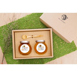 ｜Mr.HONEY 蜂蜜先生｜蜂蜜禮盒-荔枝蜂蜜240g+野花蜂蜜240g(或紅柴蜂蜜240g) 新年/中秋禮盒 附禮袋