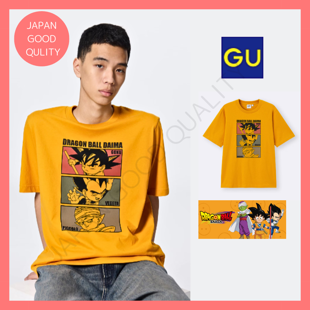 【GU】日本  2025 年 2 月新圖案 T 卹 DRAGON BALL DAIMA XS-3XL