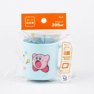 日本 星之卡比 Kirby 藍色 兒童 塑膠 水杯 漱口杯 (200ML) 日本製 (5711)
