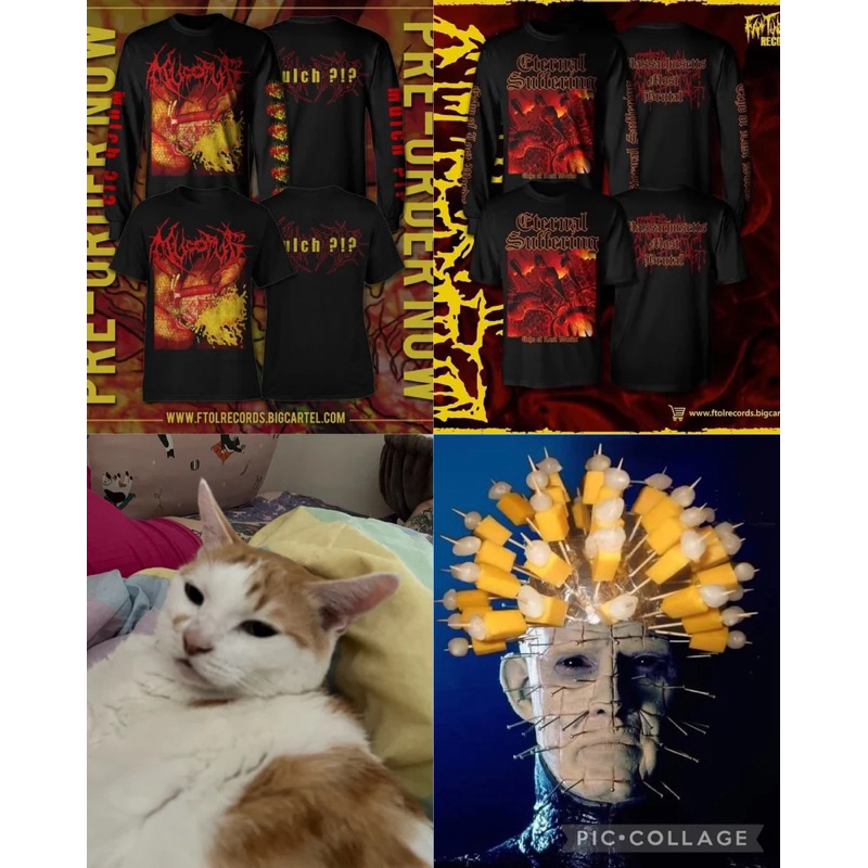 一缸肥油/Mucopus/Eternal Suffering樂團官方授權長短袖T-shirt