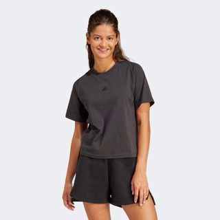 ADIDAS 短T W Z.N.E. TEE ZNE 黑色 休閒 短袖 上衣 女 IS3930
