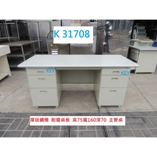 K31708 KEY 160-70 主管桌 辦公桌 電腦桌 書桌 職員桌 工作桌 業務桌 OA桌 員工桌 洽談桌