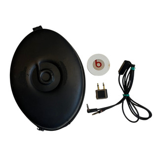 ❮二手❯ 美國 Beats by Dr. Dre 耳罩式耳機收納盒 收納袋 3.5mm音源傳輸線 耳機蓋 轉接頭