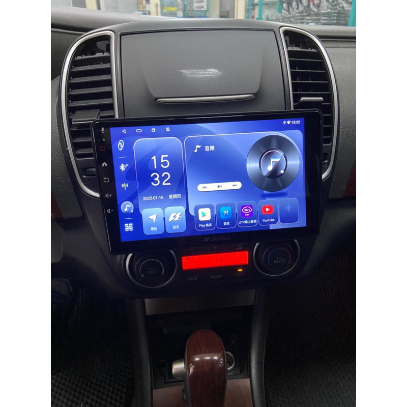 BLUEBIRD  8核心安卓機 SANSUI 32G64G 導航王 CARPLAY 倒車顯影