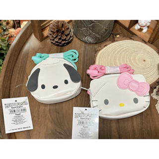 現貨 日本 三麗鷗 Sanrio 斜揹包 斜背零錢包 kitty 怕洽狗 斜背小包 小廢包 耳機包 零錢包 迷你斜揹包