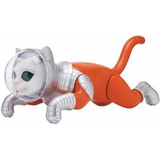 [全新x正版x現貨] 矢延憲司 SHIP'S CAT Flying 宇宙的船貓 太空漫遊 可動公仔 裝置藝術 潮玩