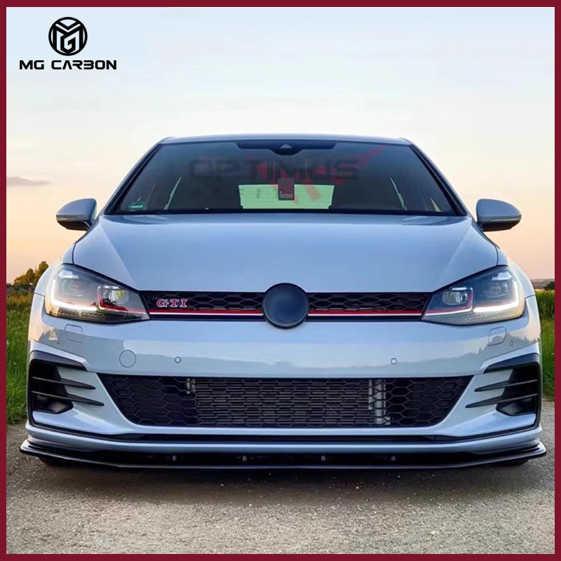 【GoIf 7/7.5 GTI TCR款空力套件】福斯高爾夫 GoIf 7/7.5 GTI 一體式TCR前鏟前唇包圍套件