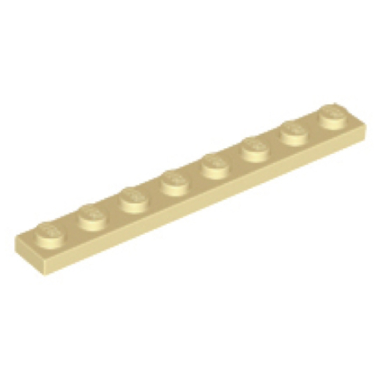 COOLPON｜這是樂高®LEGO®的正版零件 Plate 1x8 薄板 3460 4114324 砂色