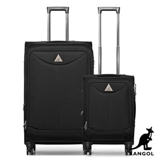 KANGOL 英國袋鼠世界巡迴20+28吋布面行李箱 大容量 登機箱 旅遊 出國 出差 旅行 旅行箱