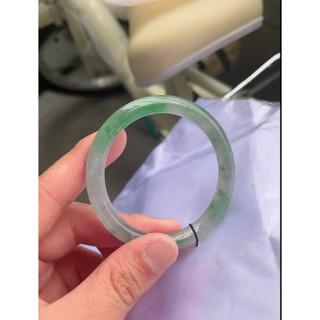 冰種起光飄烏雞飄陽綠手鐲❤️a貨翡翠