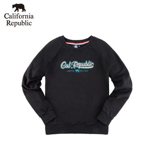 CALIFORNIA｜CR圓領黑長TEE(男)