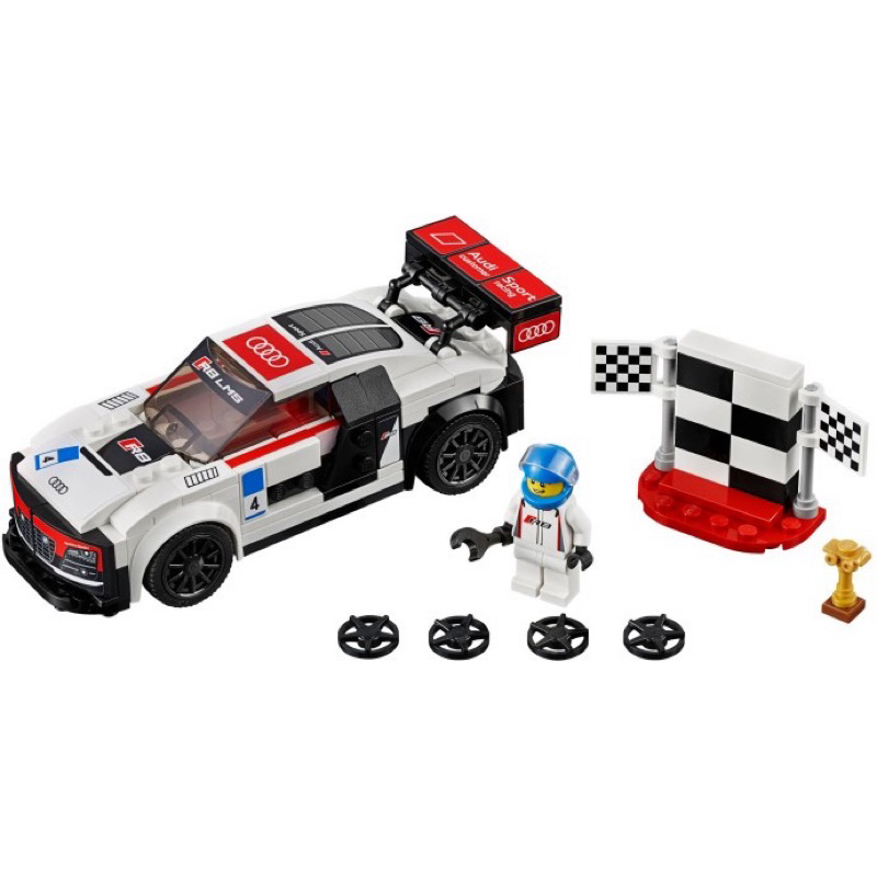 正品LEGO全新未拆 75873 Audi R8 LMS ultra 老物