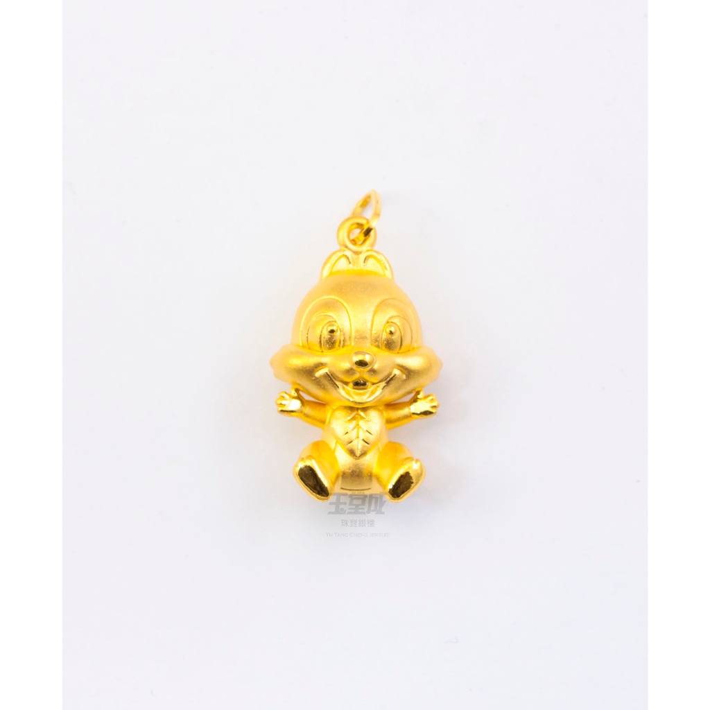 9999純金【開心奇奇】黃金墜，玉堂成珠寶銀樓，高雄，奇奇蒂蒂，金飾