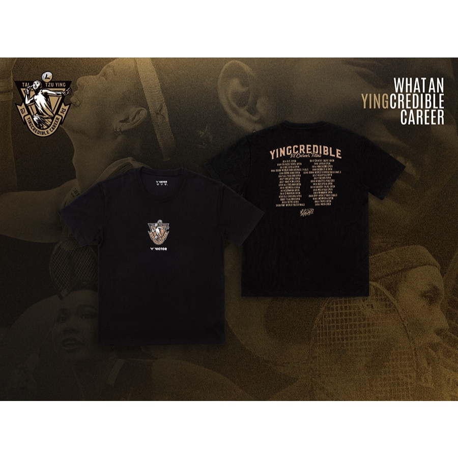 £羽眾不同╭＊勝利【VICTOR】戴資穎選手生涯致敬特展紀念T恤 T-TTY2502《Yingcredible》
