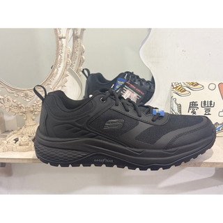 大灌體育👟 SKECHERS STREET TREADER MEN'S SOFT TOE SLIP 200296BLK