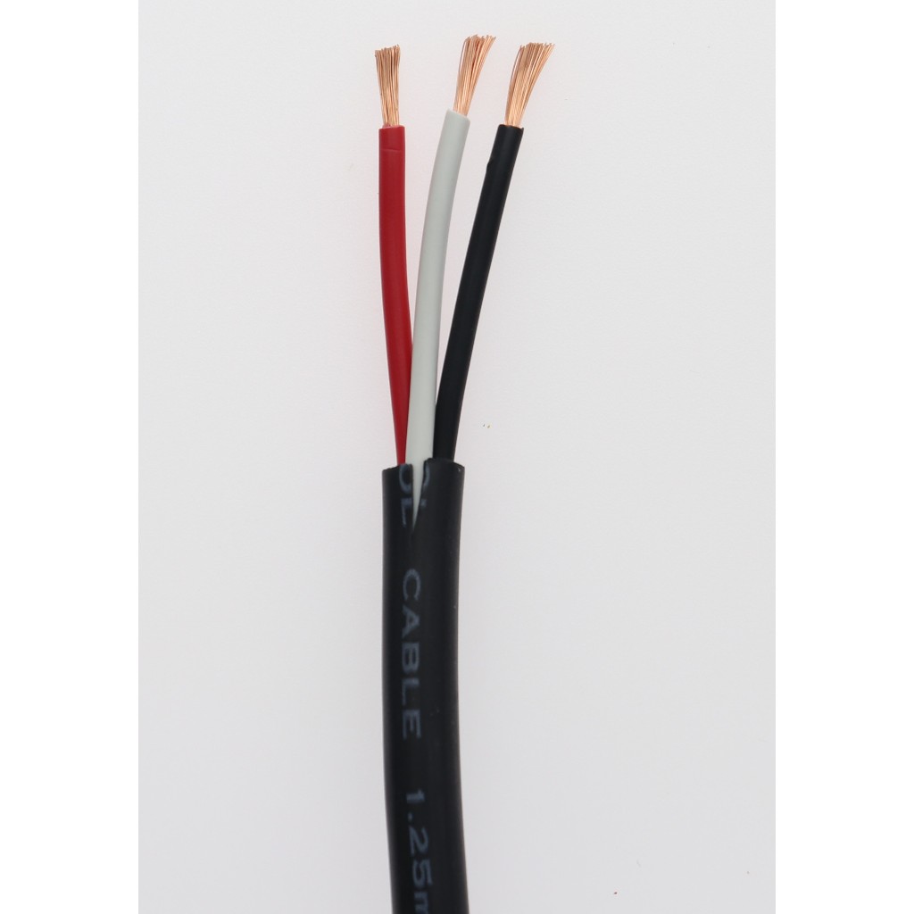 3芯 0.3~2.0mm²  PVC多芯電線監控 電源線 軟線 延長線 垂直耐燃認證80℃