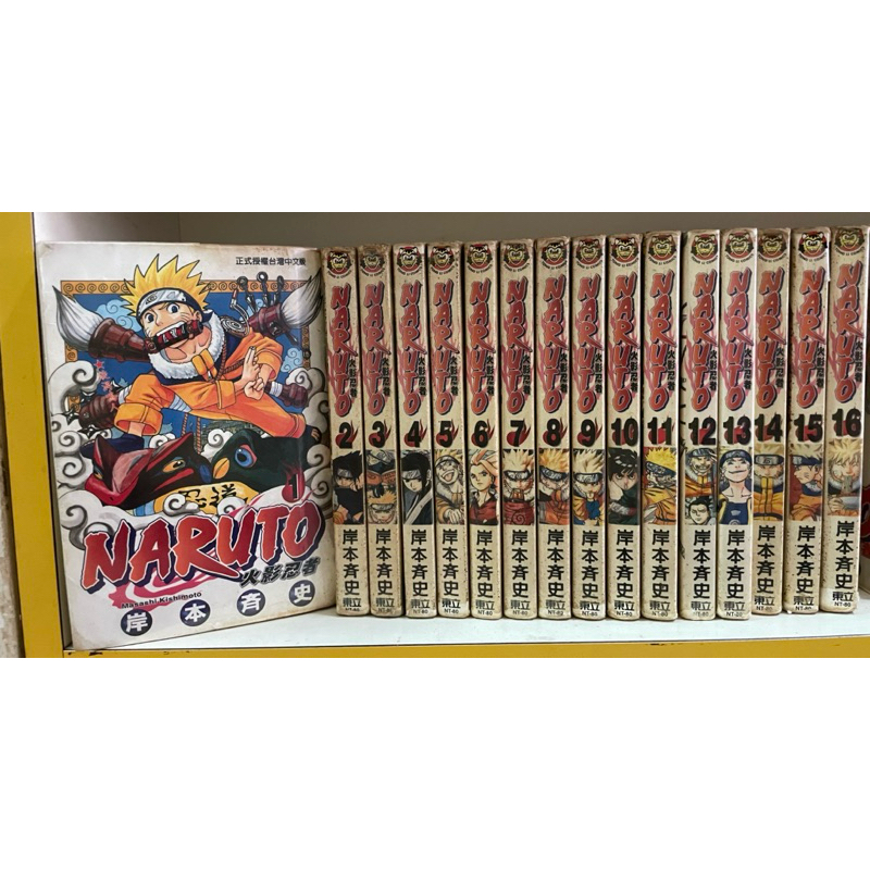 火影忍者初版 1-72冊全(無章釘)