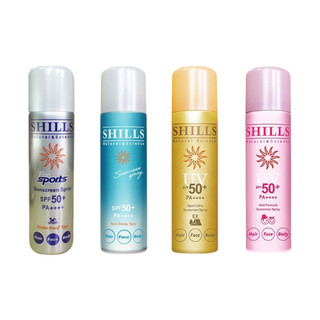 【SHILLS 舒兒絲】超清爽美白防曬冰鎮噴霧90g｜熱銷 長效 清透 隔離定妝 清爽不黏膩 D149116