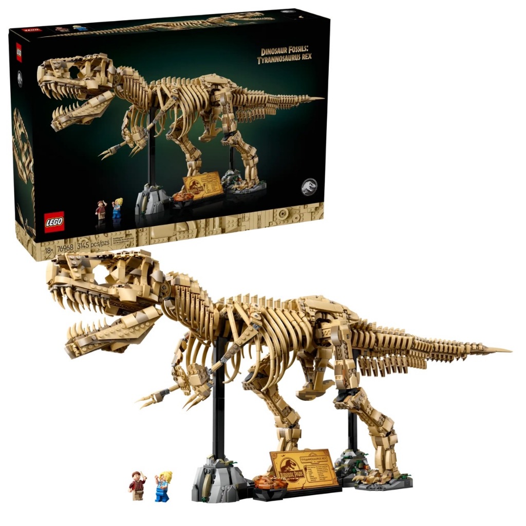 LEGO 76968 恐龍化石：暴龍 Tyrannosaurus 樂高® Jurassic World【必買站】樂高盒組
