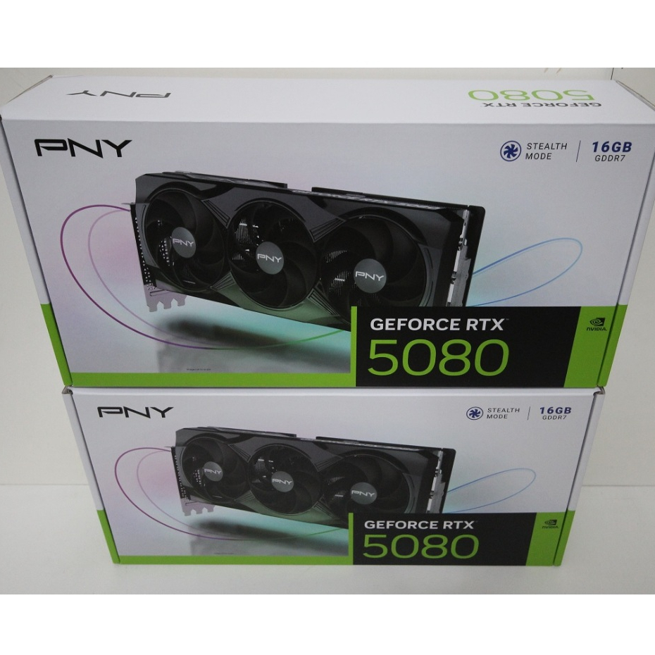 全新 5080 16G 未拆封 未註冊 [ 議價不回 ] PNY GeForce RTX 5080 Models 顯示卡