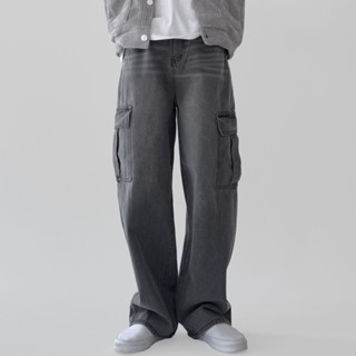 正韓日常經典水洗貓刷工裝牛仔寬褲 3色 YUPPIE 預購商品 0303