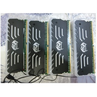 金士頓ddr4 2666 記憶體普條加RGB散熱器8GB*4=32GB