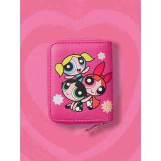正版聯名款 飛天小女警 The Powerpuff Girls 短夾 錢包 拉鍊短夾