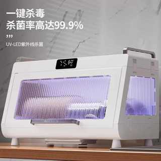 蝦皮官推 紫外線消毒碗筷收納架 碗盤收納架 紫外線消毒 消毒架 碗筷架 瀝水架 碗盤架 消毒碗櫃家用小型烘乾廚房置物架奶