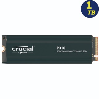 Crucial P310 1TB 1T (2280) PCIe Gen4 -散熱片 SSD CT1000P310SSD5