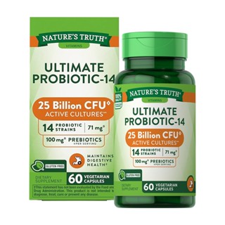 Nature's Truth綠萃淨 特級250億14株益生菌膠囊(60粒/瓶) 1瓶/2瓶/3瓶