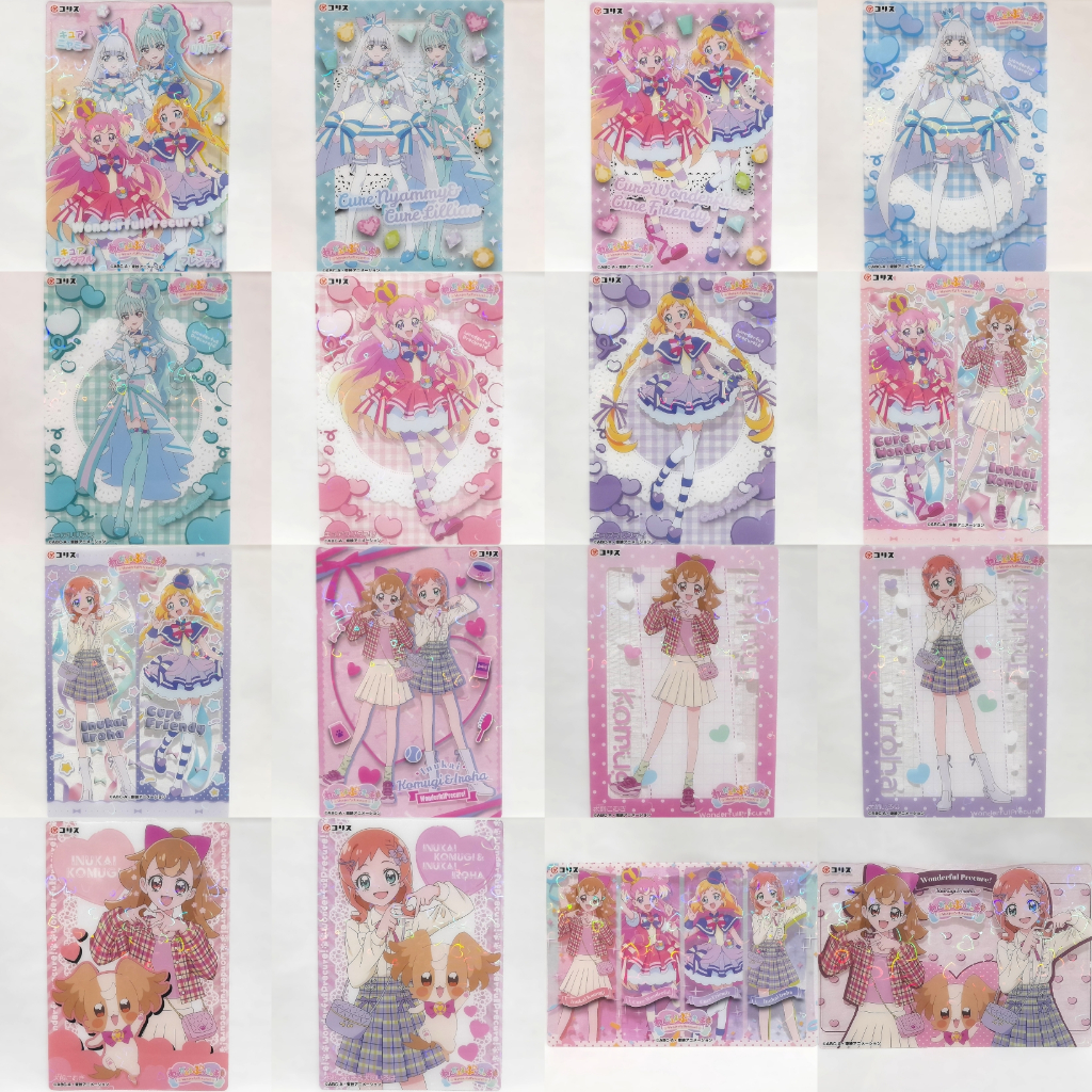 正版 光之美少女 美妙寵物 透明卡片 確認款 單售 美好天使 友愛天使 喵喵天使 莉莉安天使 透卡