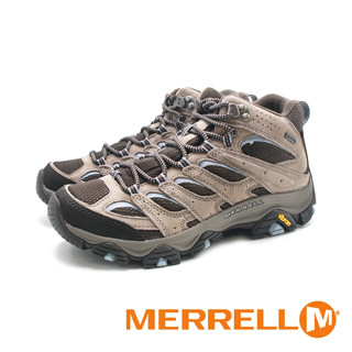 MERRELL 女 MOAB 3 MID GORE-TEX 防水 登山鞋 中筒鞋 女鞋 棕水藍 寬楦 一般楦 03581