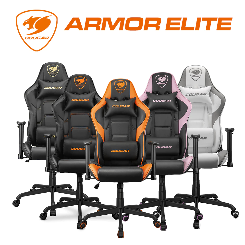 【COUGAR 美洲獅】ARMOR ELITE 電競椅 電腦椅 遊戲椅 賽車椅 皮革椅 人體工學椅