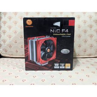 曜越Thermaltake NiC F4，雙風扇塔扇型塔散熱器，4熱導管，TDP:180W，庫存全新品，完整盒裝配件齊全