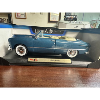 1949 FORD CABRIOLET 1:18 Maisto 絕版車款稀有敞篷車 全可開