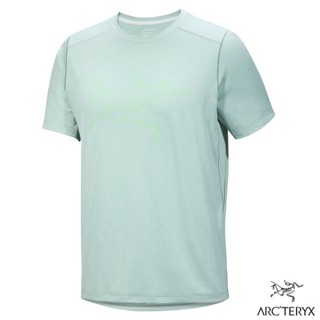 【ARCTERYX 始祖鳥】男 吸濕透氣 圓領短袖排汗衣 Cormac 登山上衣 T恤/石雜綠 X000009726