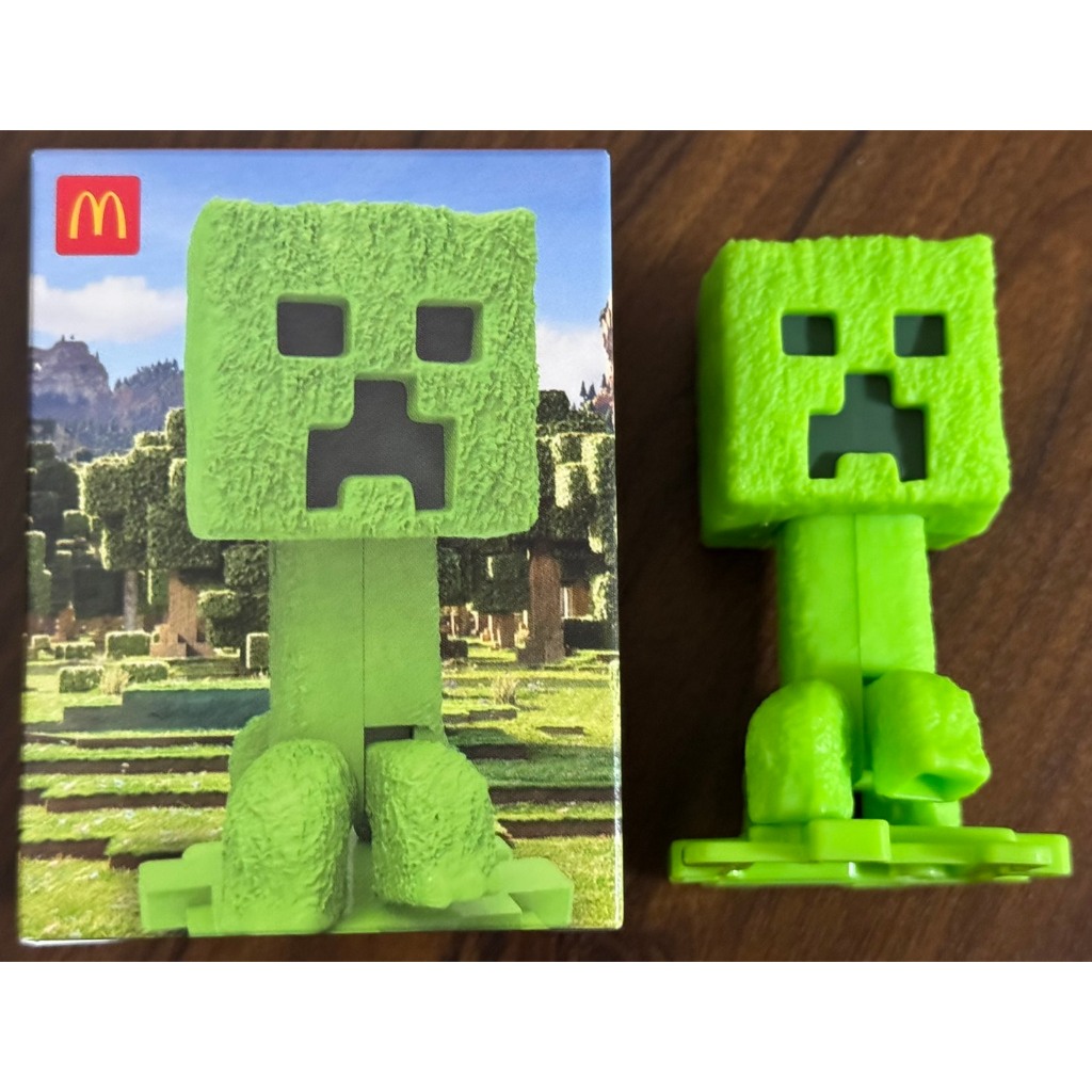 【現貨】【隔日到貨】【麥當勞×麥塊電影聯名】【麥塊公仔盲盒】【MINECRAFT】【苦力怕】歡樂送限量商品 角色SKIN