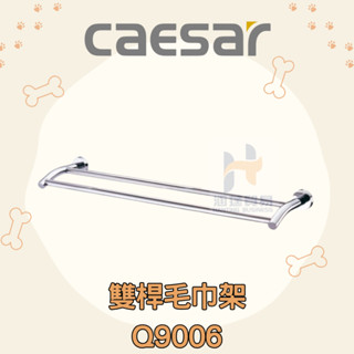 凱撒 CAESAR Q9006 雙桿毛巾架 架子 浴室 毛巾