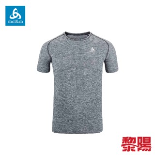 ODLO 瑞士 SEAMLESS無縫編織短袖T-SHIRT 男款 (灰麻花色) 10OD313942