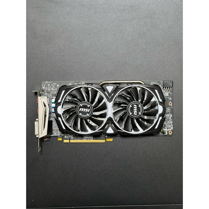二手） MSI 微星 RX580 4G OC顯示卡