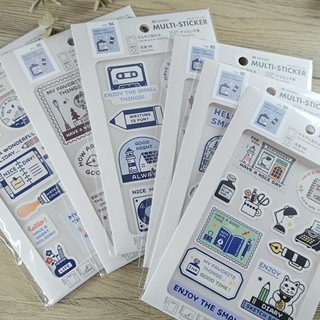【mobisu】日本SANBY × eric 防水刺繡貼紙 共六款