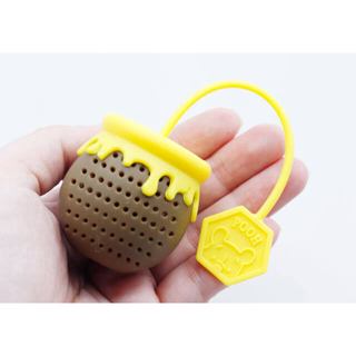 【野口嘉】維尼熊 泡茶器 濾茶器 茶葉過濾器 蜂蜜罐造型 Winnie the pool 矽膠 耐高溫 可愛茶具 現貨