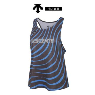 【DESCENTE 迪桑特】男士 透氣排汗運動背心 現貨